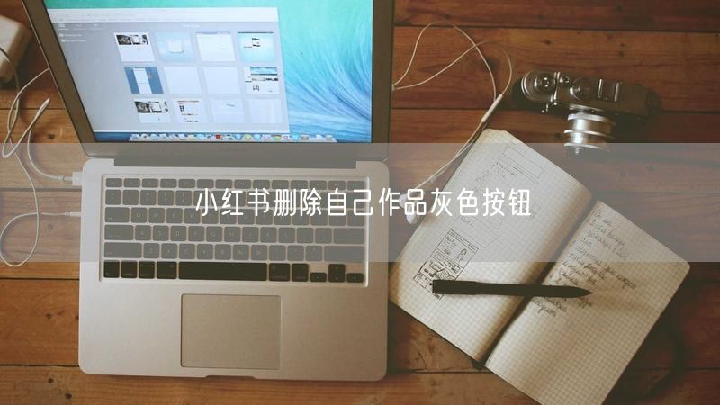 小红书删除自己作品灰色按钮