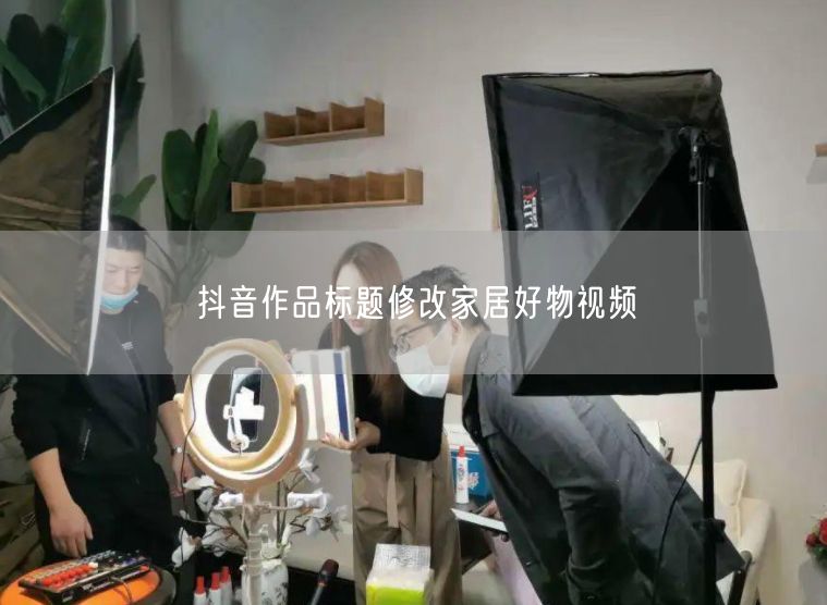 抖音作品标题修改家居好物视频