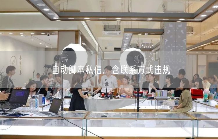 自动脚本私信，含联系方式违规